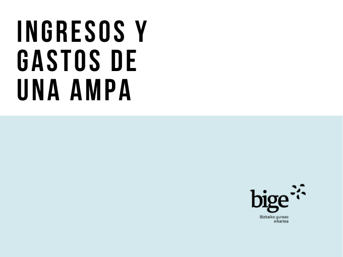 Ingresos y gastos de una AMPA